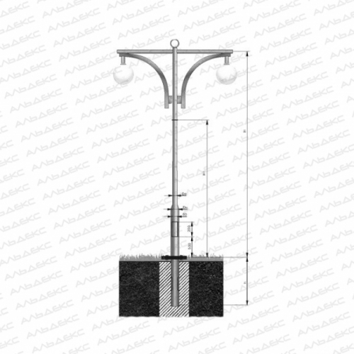 КО-3-3,9 декоративная опора